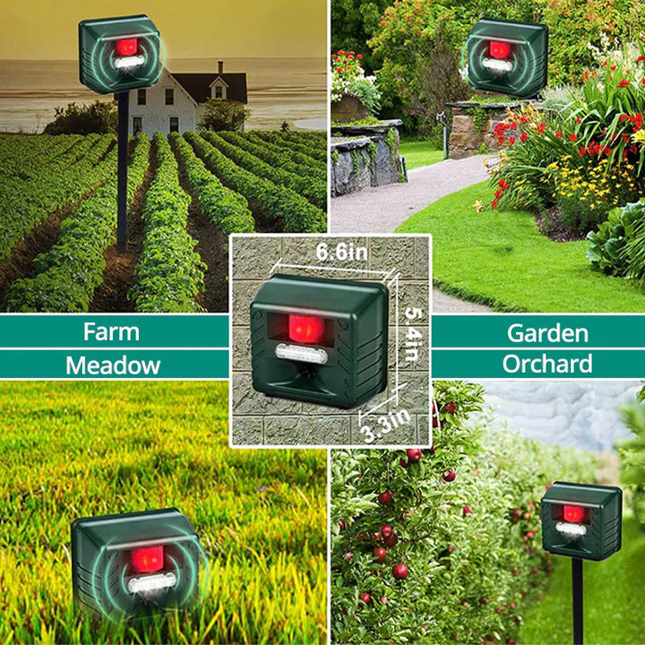 BowLift | Ultrasonic Animal Repeller | Motion-Activated, Eco-Friendly & Safe for Gardens and Yards