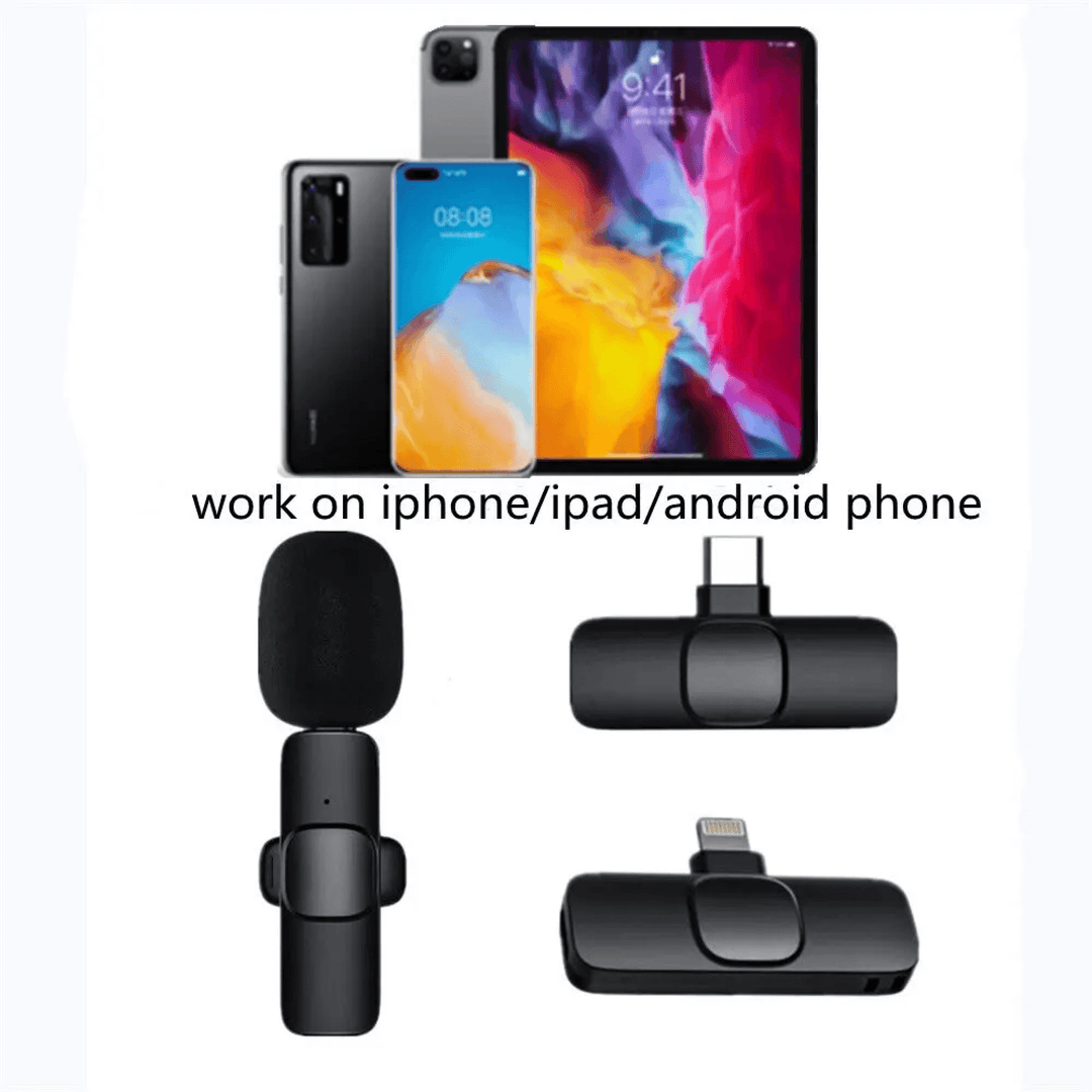 BowLift | Wireless Mini Miniature Lavalier Lapel Portable Small Tiny Mic Microphone for Iphone