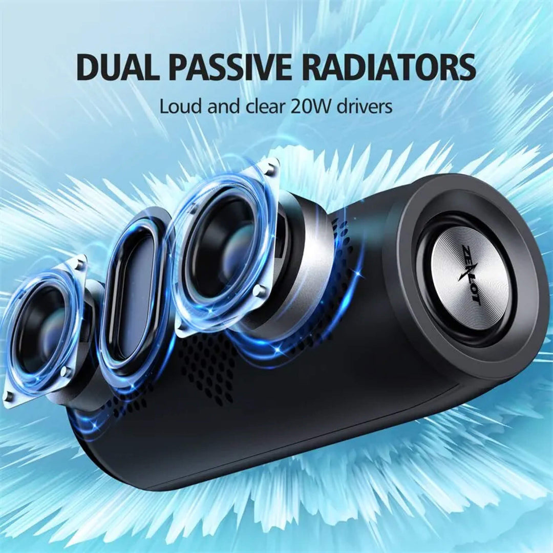 BowLift | Best Waterproof Bluetooth Wireless Speaker x360 Compact Small