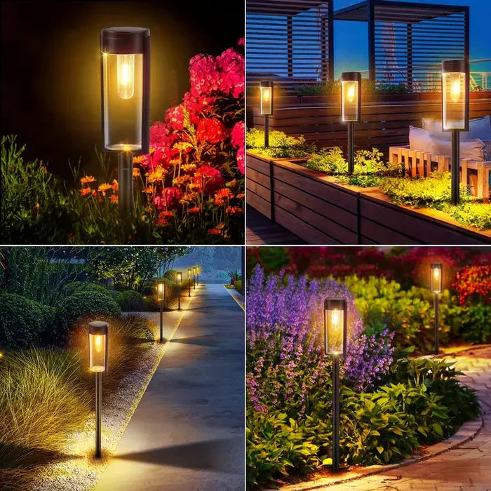 Luxury Solar-Powered Path Lighting for Garden Bowlift