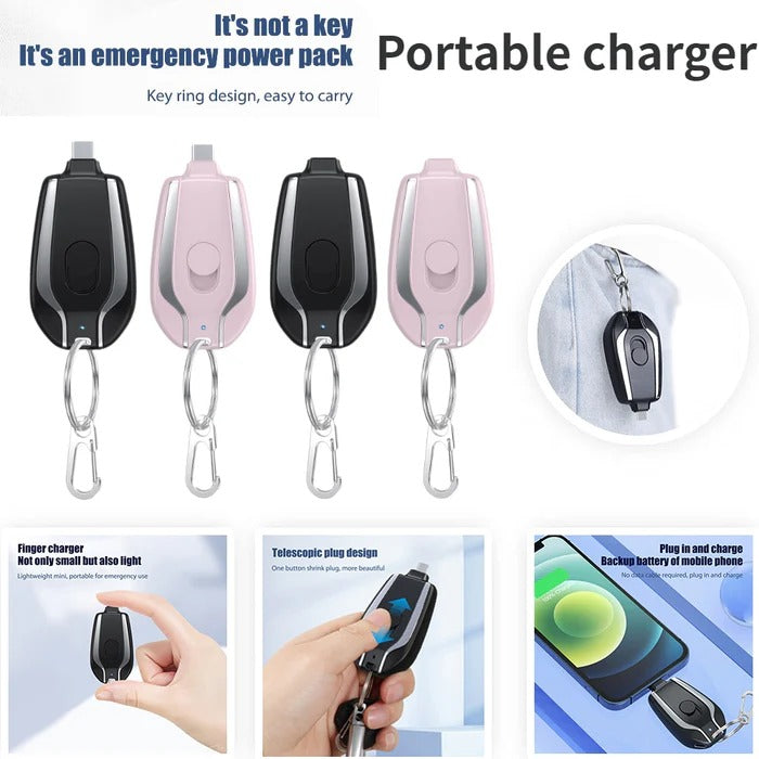 BowLift | Mini Keychain Power Bank
