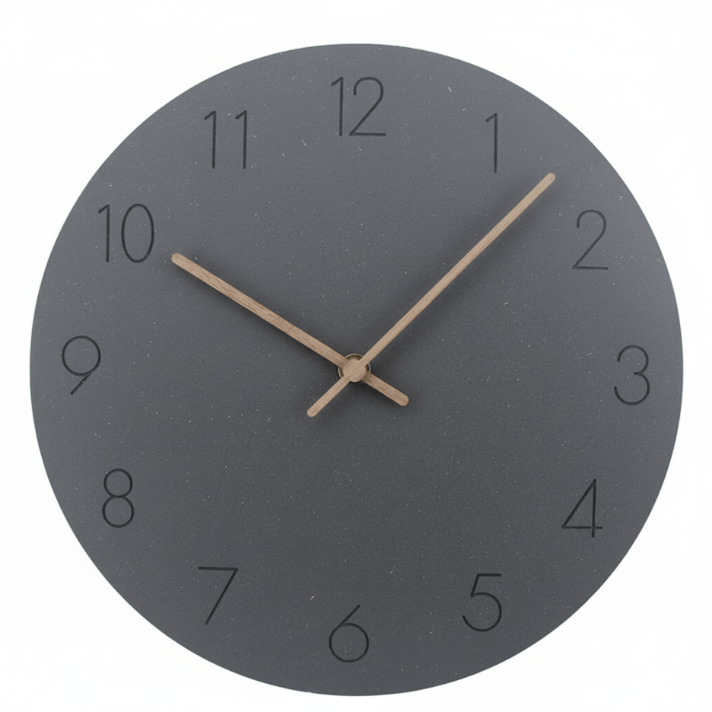 BowLift | Silent wall clock in Nordic style for modern rooms