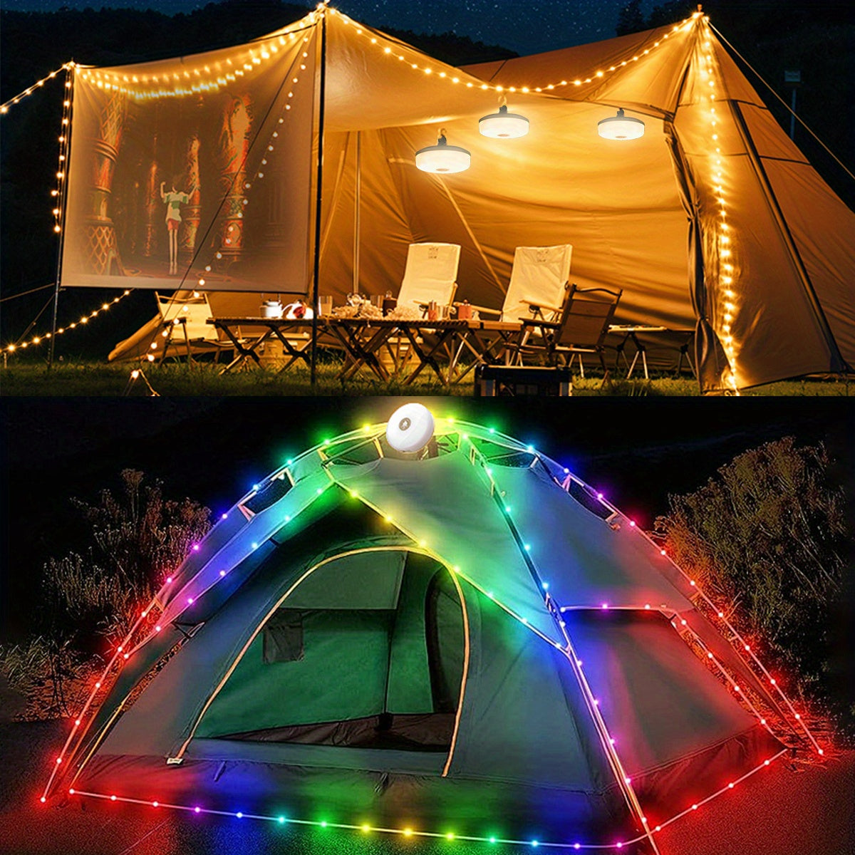 BowLift | Christmas String Lights Outdoor USB Rechargeable