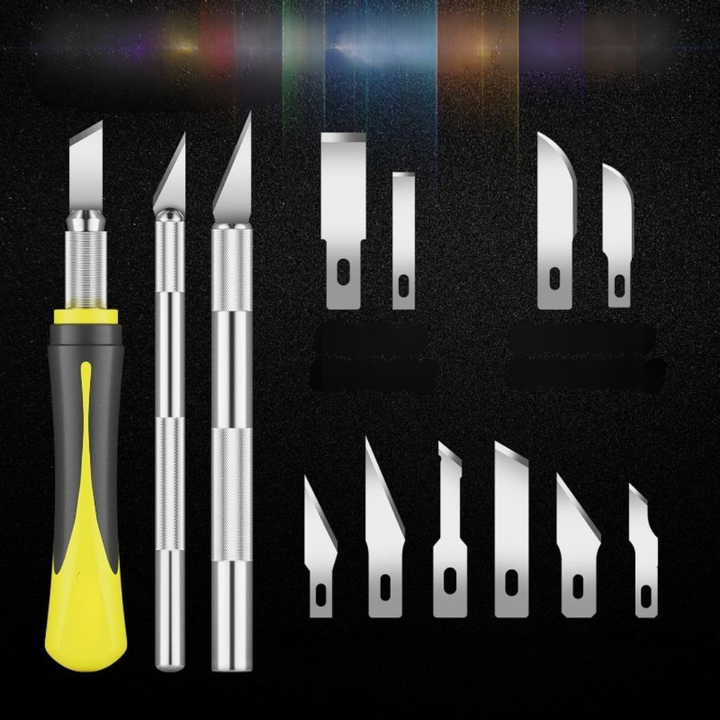 BowLift | Precision Wood Carving Knife Set for Easily Carved Pumpkins | Sharp Ergonomic Blades