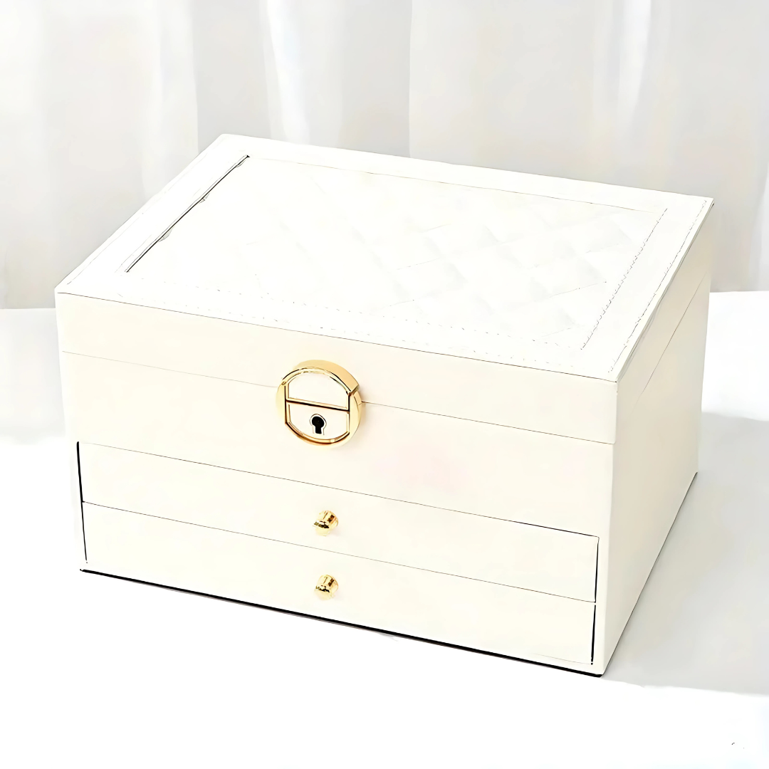 BowLift | Leather Multi-Layer Jewelry Box Organizer