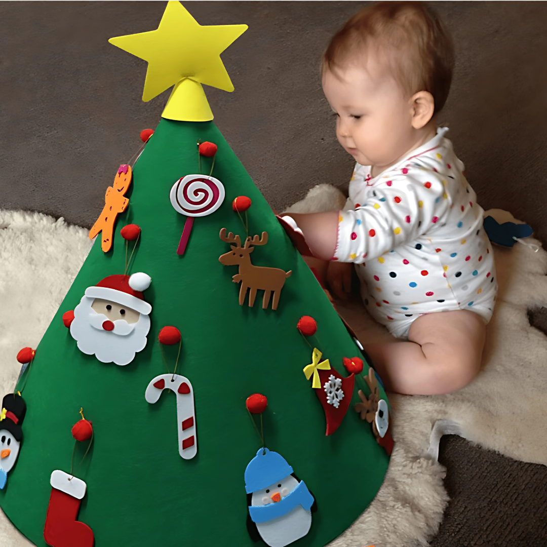 BowLift | Christmas Decorations Felt Toddler Activity Tree