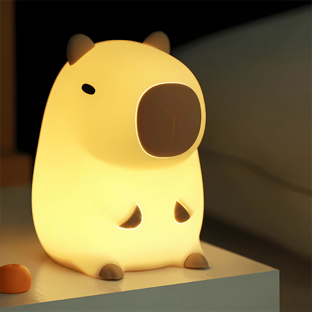 BowLift | Capybara Night Light Adjustable Brightness Silicone