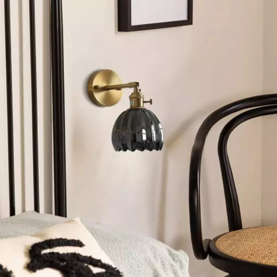 BowLift | Vintage Glass Wall Lights Floral Design