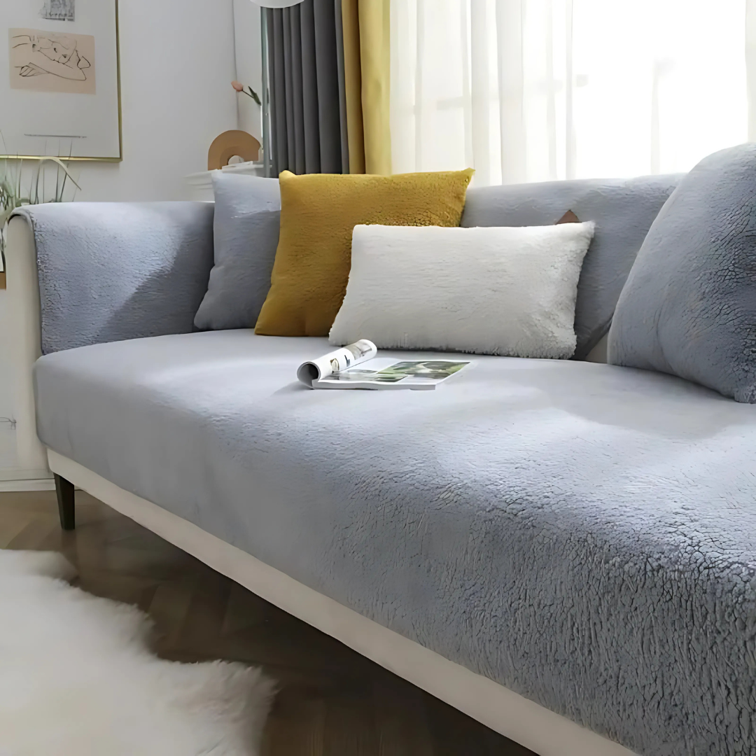 BowLift | Fleece Sofa Cover Waterproof Non Slip