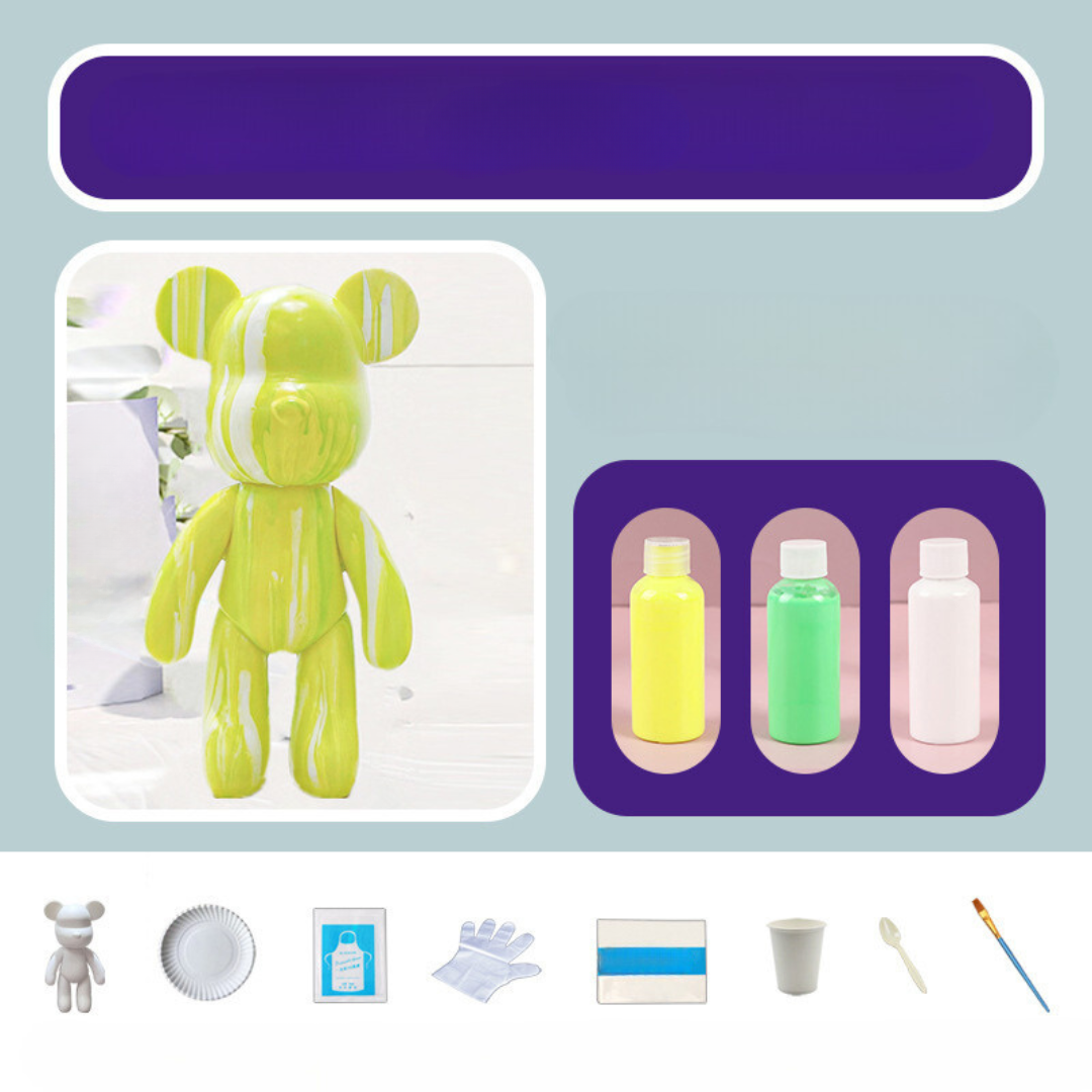 BowLift | Decorative Hand Painted Bear Doll