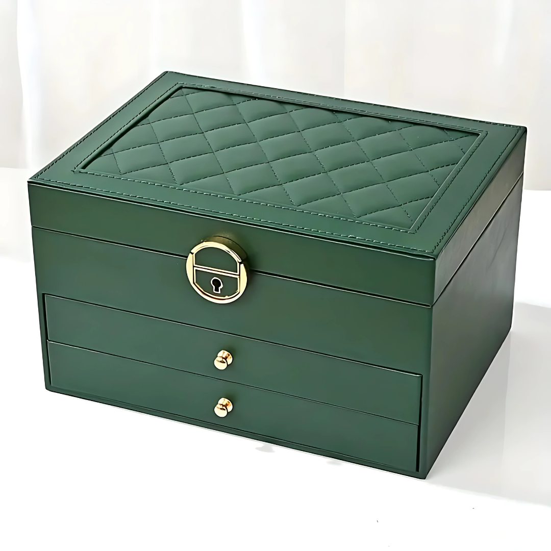 BowLift | Leather Multi-Layer Jewelry Box Organizer