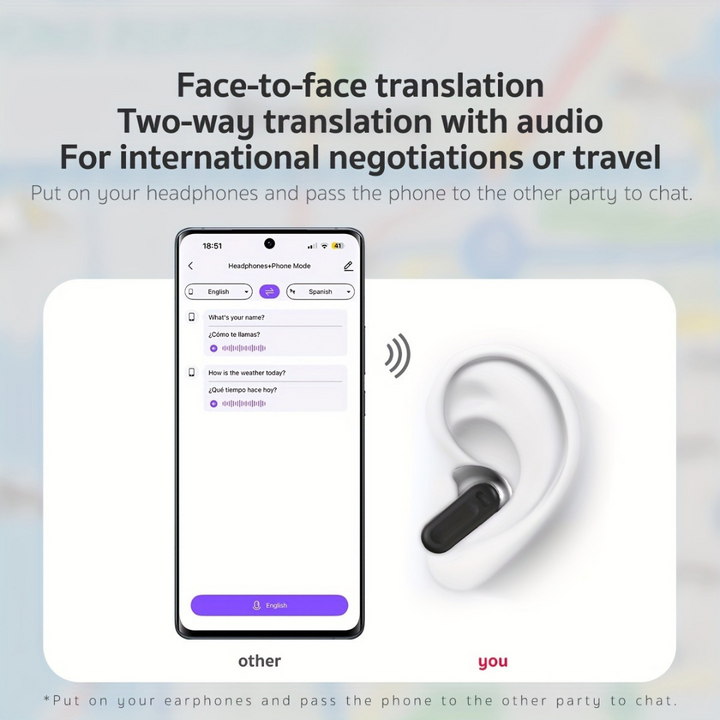 BowLift | AI Translating Earbuds Wireless Noise Cancelling