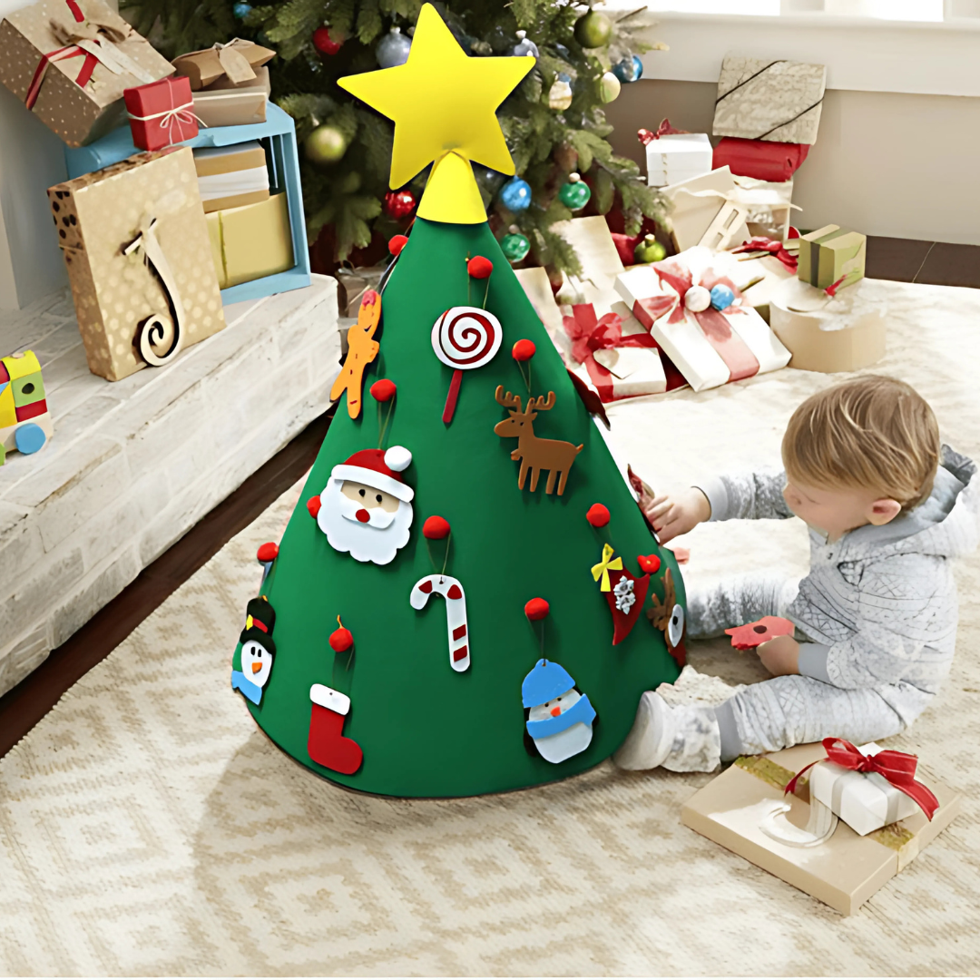 BowLift | Christmas Decorations Felt Toddler Activity Tree