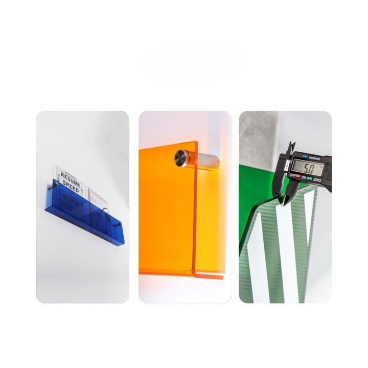 BowLift | Wall Shelf Clear Acrylic Magazine Holder