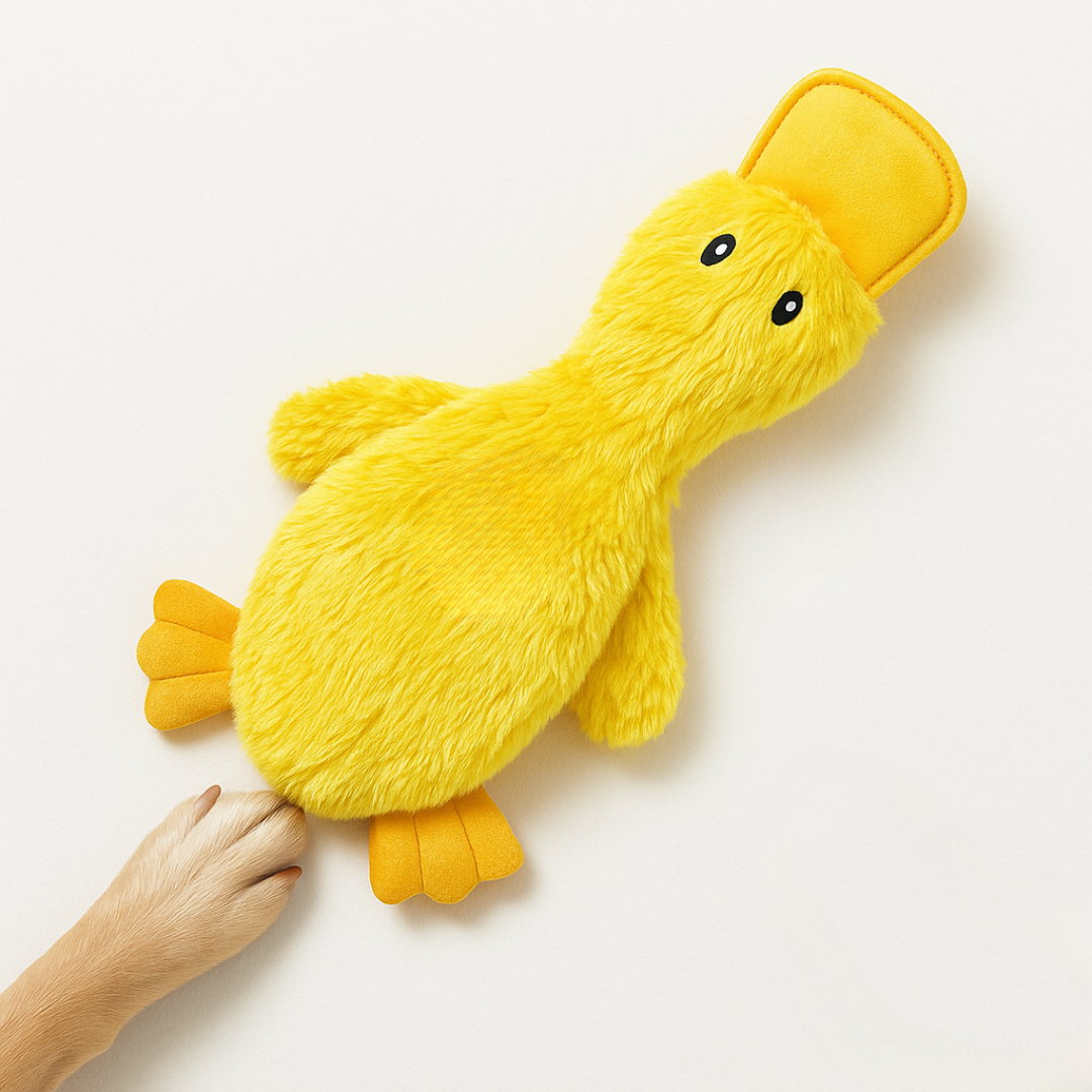 BowLift | Dog Chew Toy Plush Duck with Squeaker