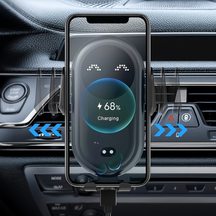 BowLift | Car Phone Holder with Wireless Charging Mount
