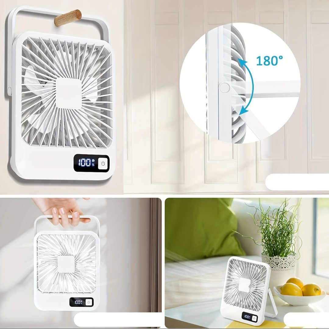 Portable USB Rechargeable Table Cooling Fan | Bowlift