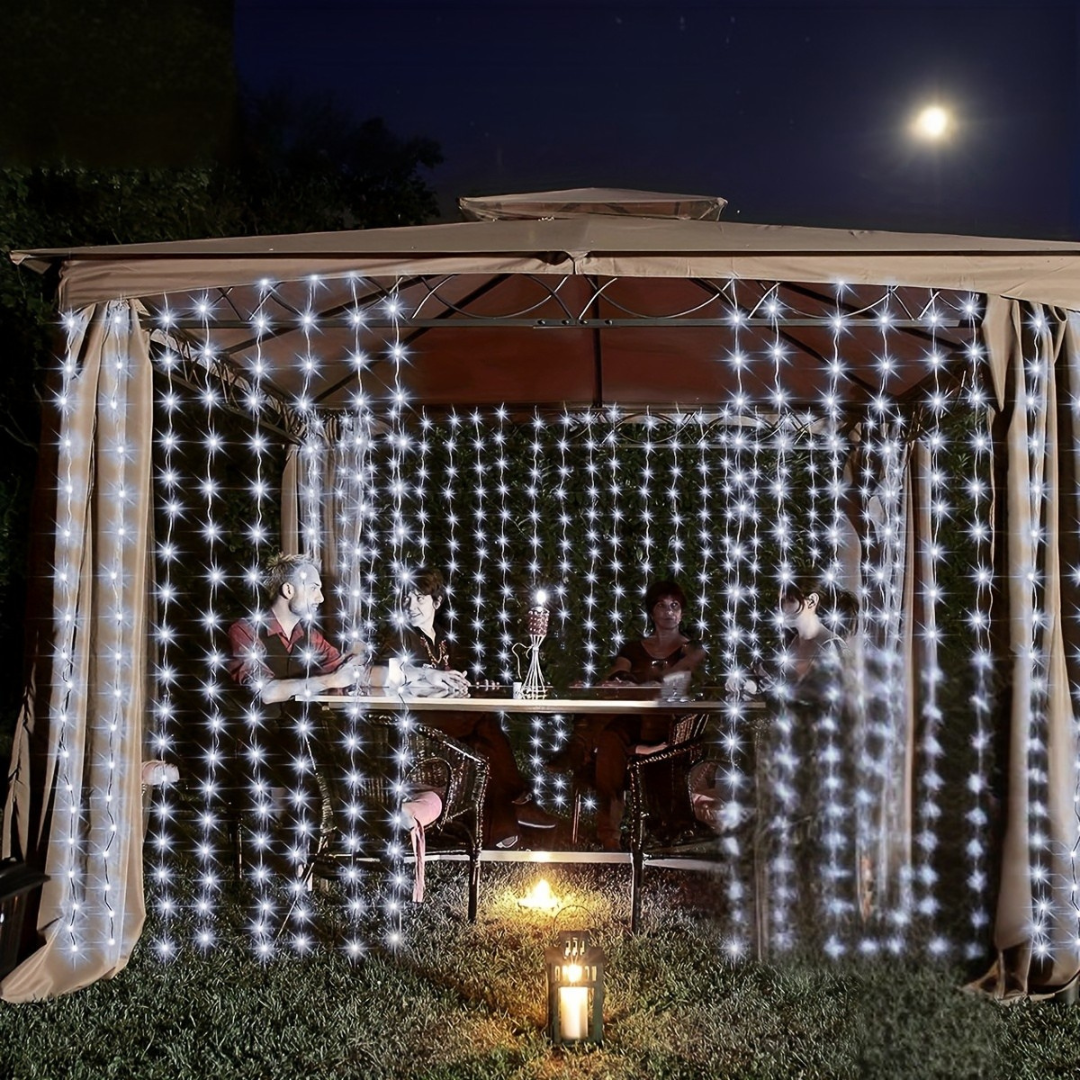 BowLift | Fairy Lights Solar Powered Outdoor Curtain String