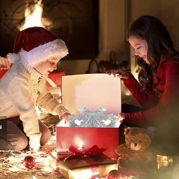 BowLift | Christmas Tree Topper Lights With LED Snowflake Projector