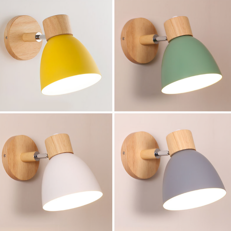 Minimalist Scandinavian Wall Lamp – Nordic Design for Bedroom and Living Room | LED Lighting | Bowlift