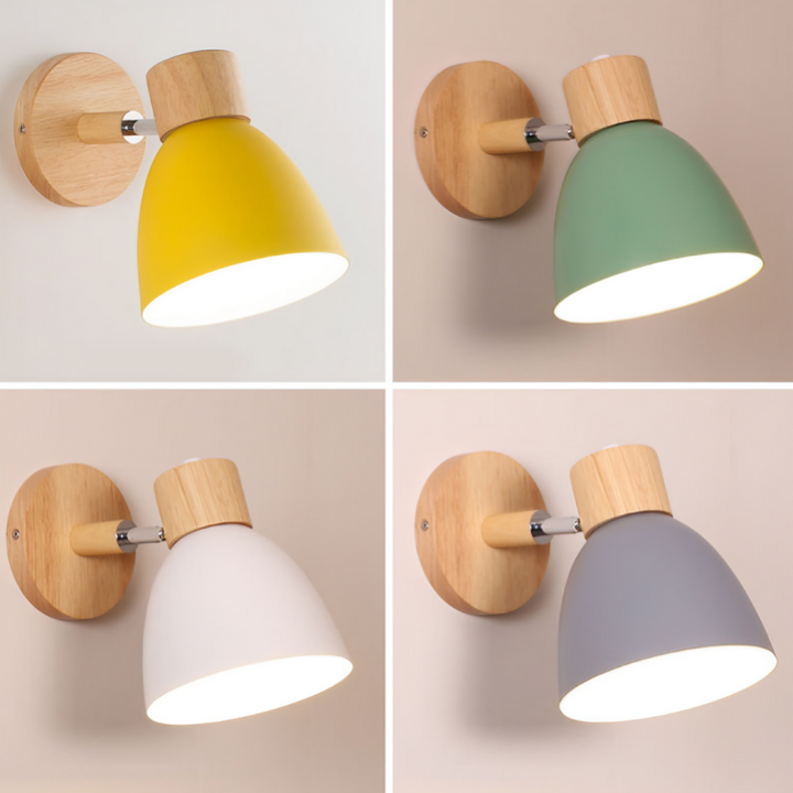 Minimalist Scandinavian Wall Lamp – Nordic Design for Bedroom and Living Room | LED Lighting | Bowlift