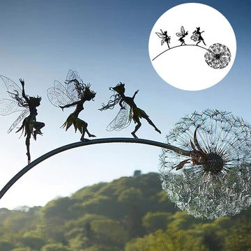 BowLift | Fairy Steel Garden Sculptures