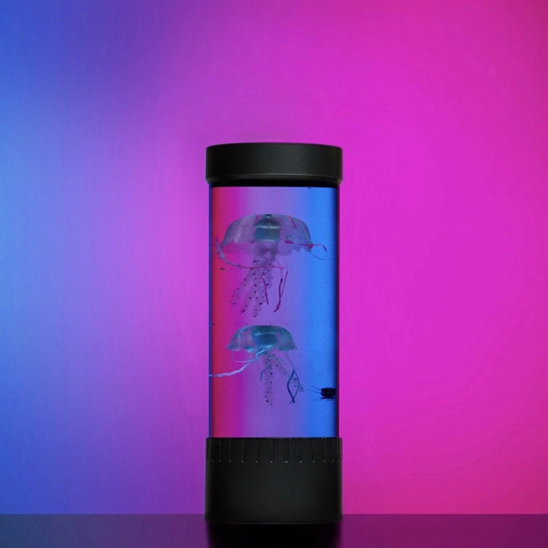 SerenitySphere - LED Aquarium Jellyfish Lamp | Soothing Lava Lamp with 7 Colors | Atmospheric Lighting | Bowlift