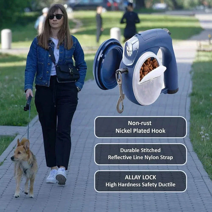 BowLift | ADVENTUREPAWS ELITE LEASH – Adjustable, weatherproof dog leash with reflective seams