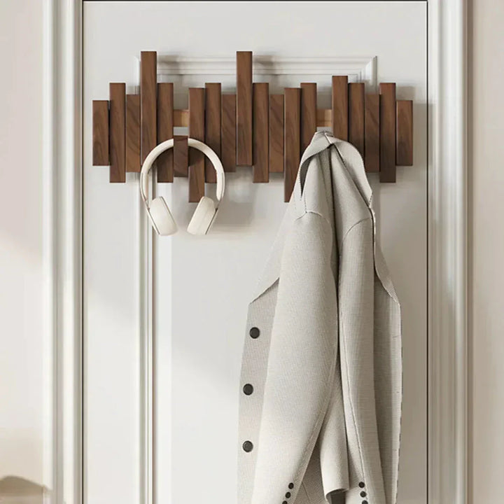BowLift | Wall coat rack made of wood piano – Practical and elegant for organizing your entryway