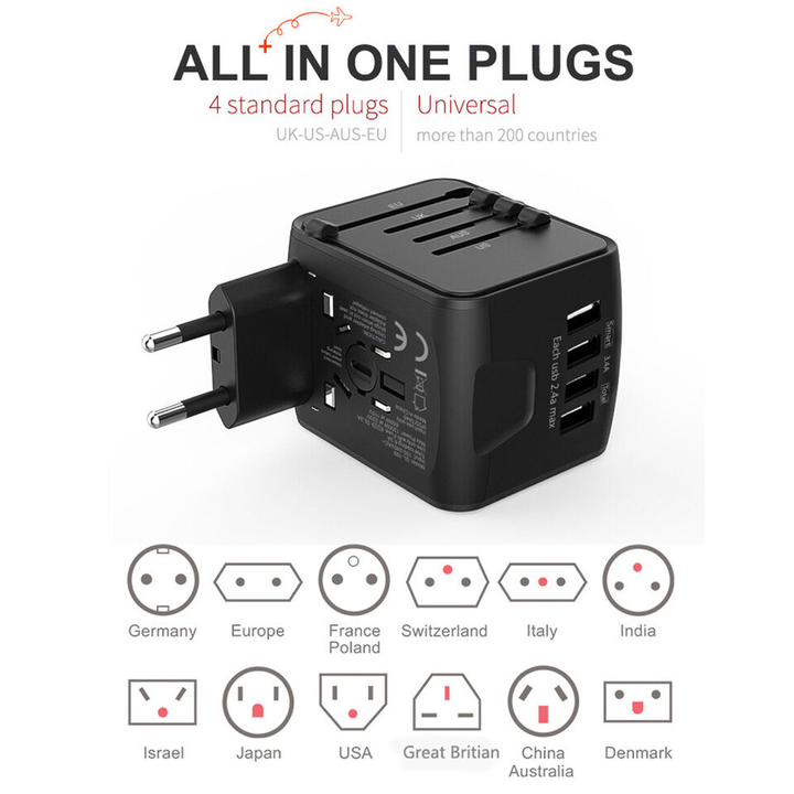 BowLift | Ultimate Travel Power Hub: All-in-One Universal Adapter
