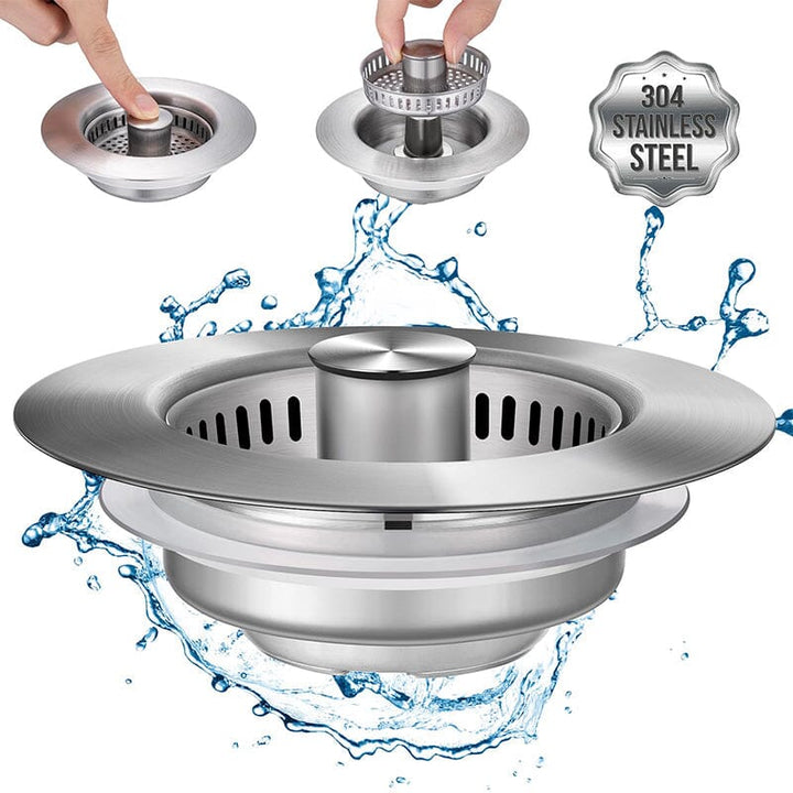 Drain filter stainless steel with pop-up mechanism | Bowlift