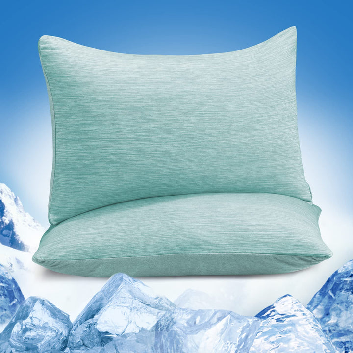 Revolutionary Green Cooling Pillowcases Set of 2 –  Pro Q-Max 0.4 | Bowlift