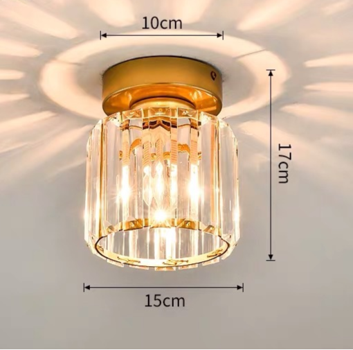 BowLift | Ceiling Light Crystal Flush Mount Modern Fixture