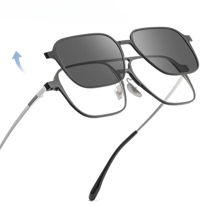 BowLift | Pure Titanium Magnetic Clip-On Glasses