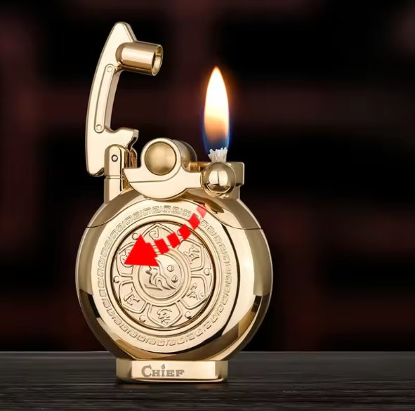 Mechanical Flip Top Kerosene Windproof Lighter | Bowlift