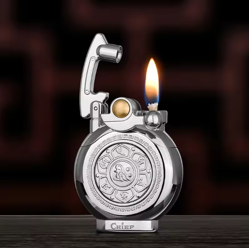 Mechanical Flip Top Kerosene Windproof Lighter | Bowlift