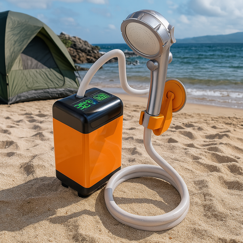 Go Travel Portable Rechargeable USB Outdoor Shower Pump | Bowlift