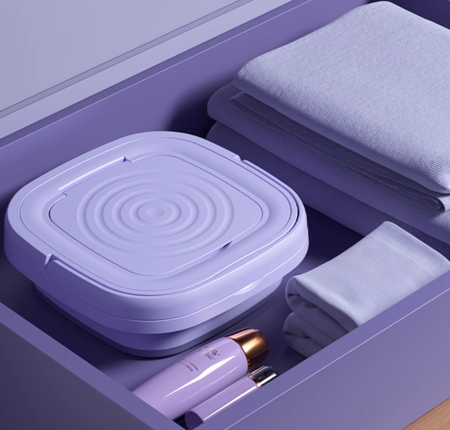 Travel Friendly Portable Foldable Automatic Washing Machine | Bowlift