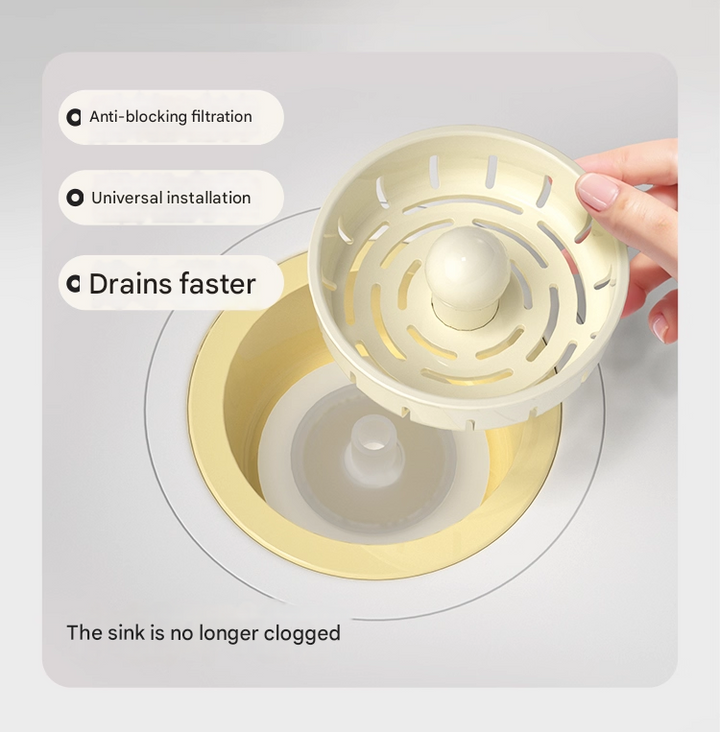 BowLift | Anti-Clogging Removable Universal Sink Filter Drainer
