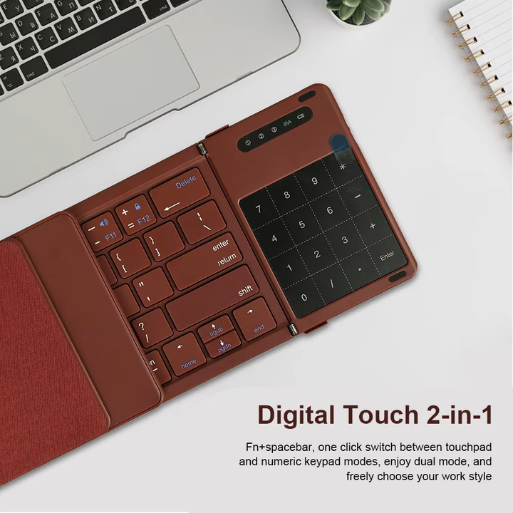BowLift | Wireless Portable Slim Smart Tri-Fold Bluetooth Keyboard