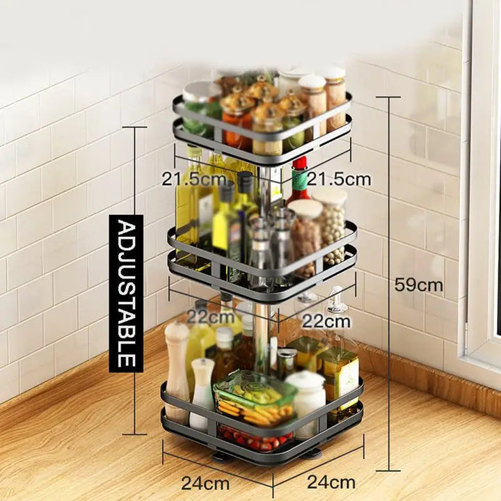 BowLift | SpiceTwirl Kitchen Shelf Master