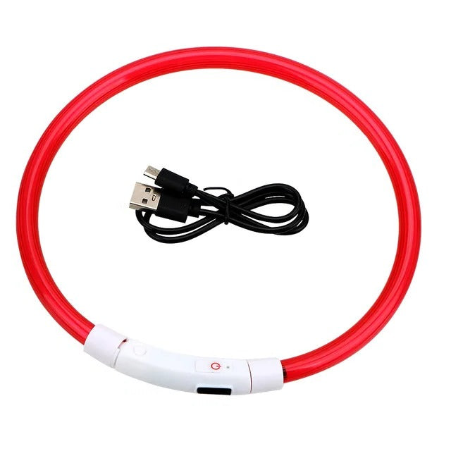 BowLift | Light Up Dog Collar, USB Rechargeable LED Glowing Collar