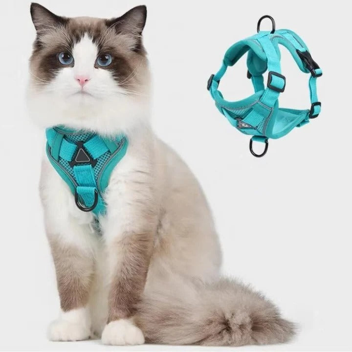 BowLift | Reflective Cat Harness and Leash Set
