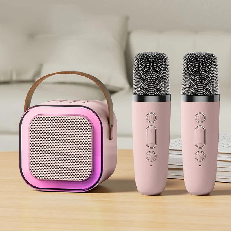 BowLift | Karaoke Set – Wireless Microphones with Portable Bluetooth Speaker