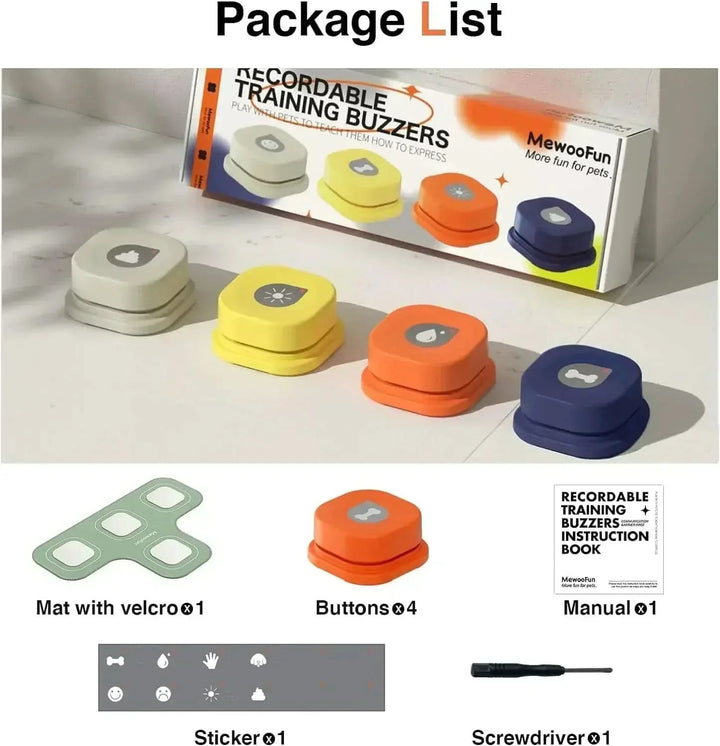 BowLift | Interactive Communication Buttons for Dogs with Recording Function