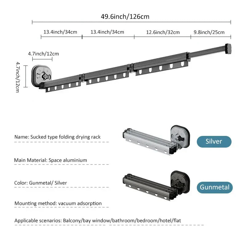 BowLift | Easy Mount Laundry Drying Rack