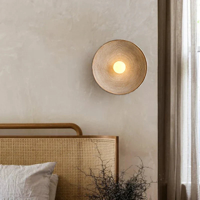 BowLift | Japanese Vintage Ridge Wall Lamp – Elegant Zen-Inspired LED Wall Light for Living Room, Bedroom & Hallways