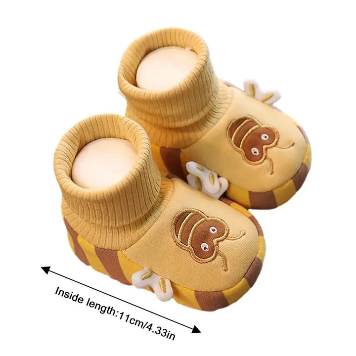 BowLift | Non-slip soles – Warm toddlers' slippers with cute animal design