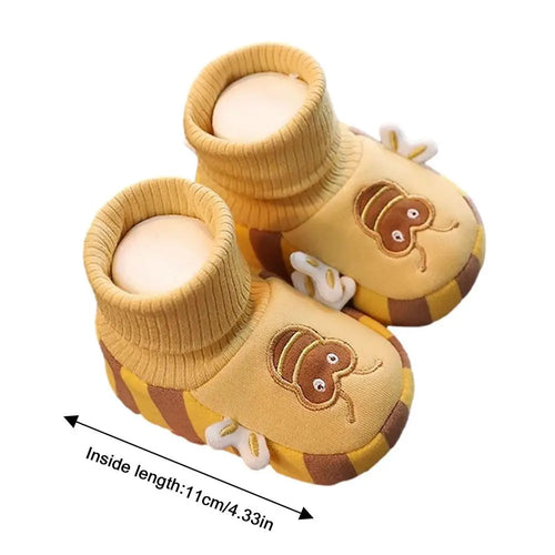 BowLift | Non-slip soles – Warm toddlers' slippers with cute animal design