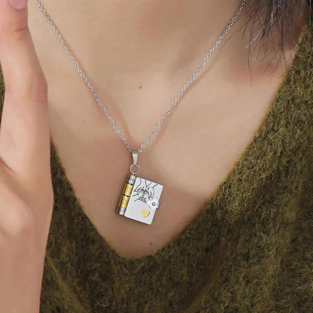 BowLift | Memory Bookhanger Necklace – Symbolic Jewelry with Loving Message